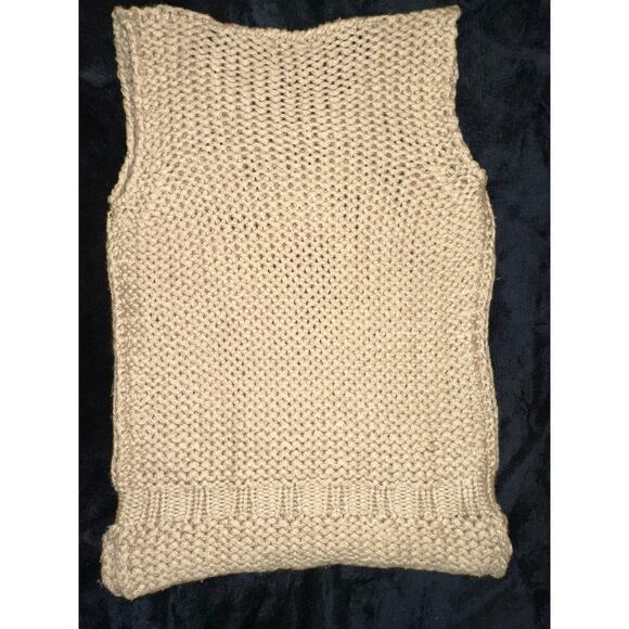 MALO THICK CHUNKY KNIT SOFTEST CASHMERE/SILK SLEEVELESS TOP 40 - Picture 12 of 13